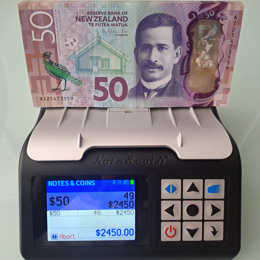 BANK GRADE NOTE AND COIN SCALES - NCS15BM - multi currency
