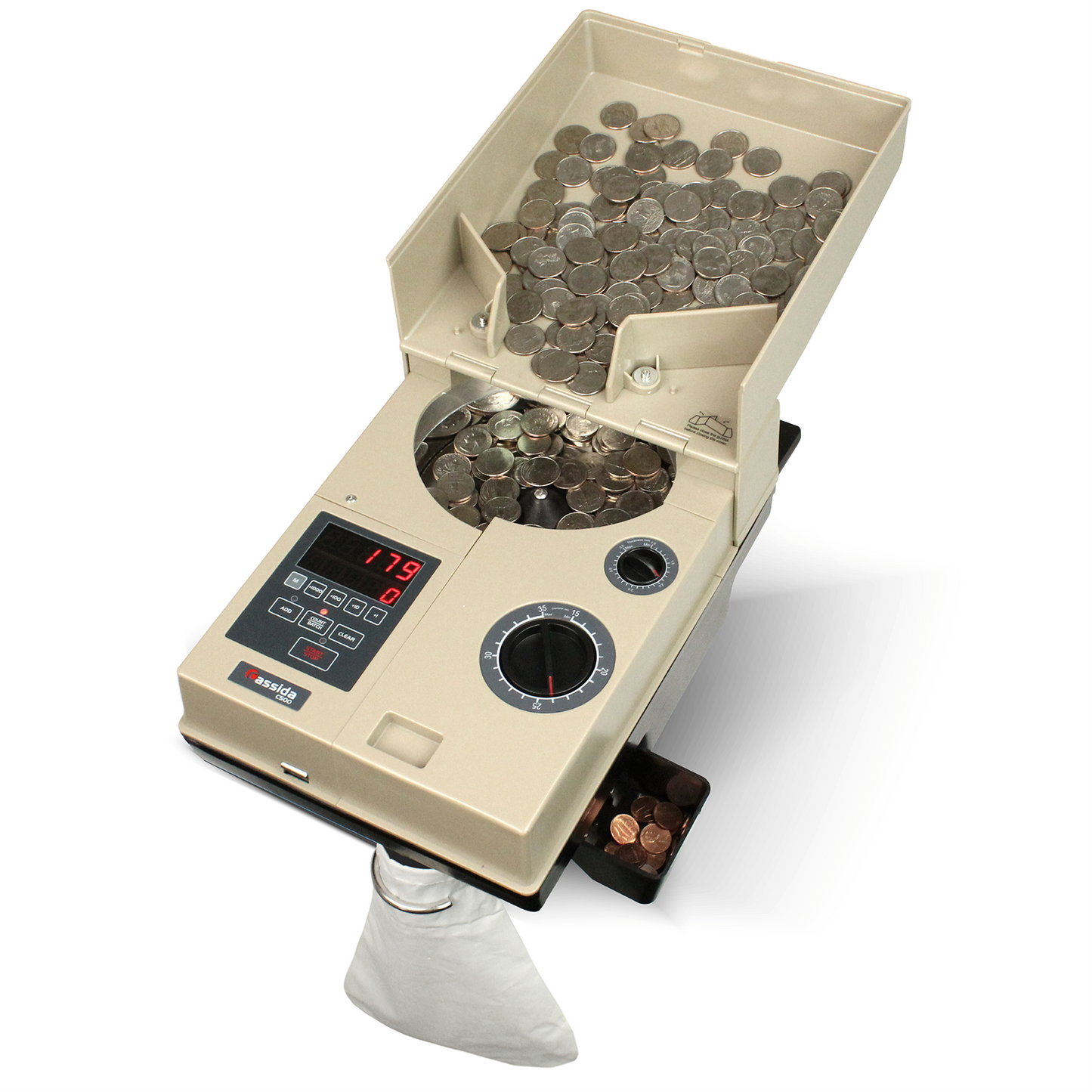 Cassida® C500 coin counter