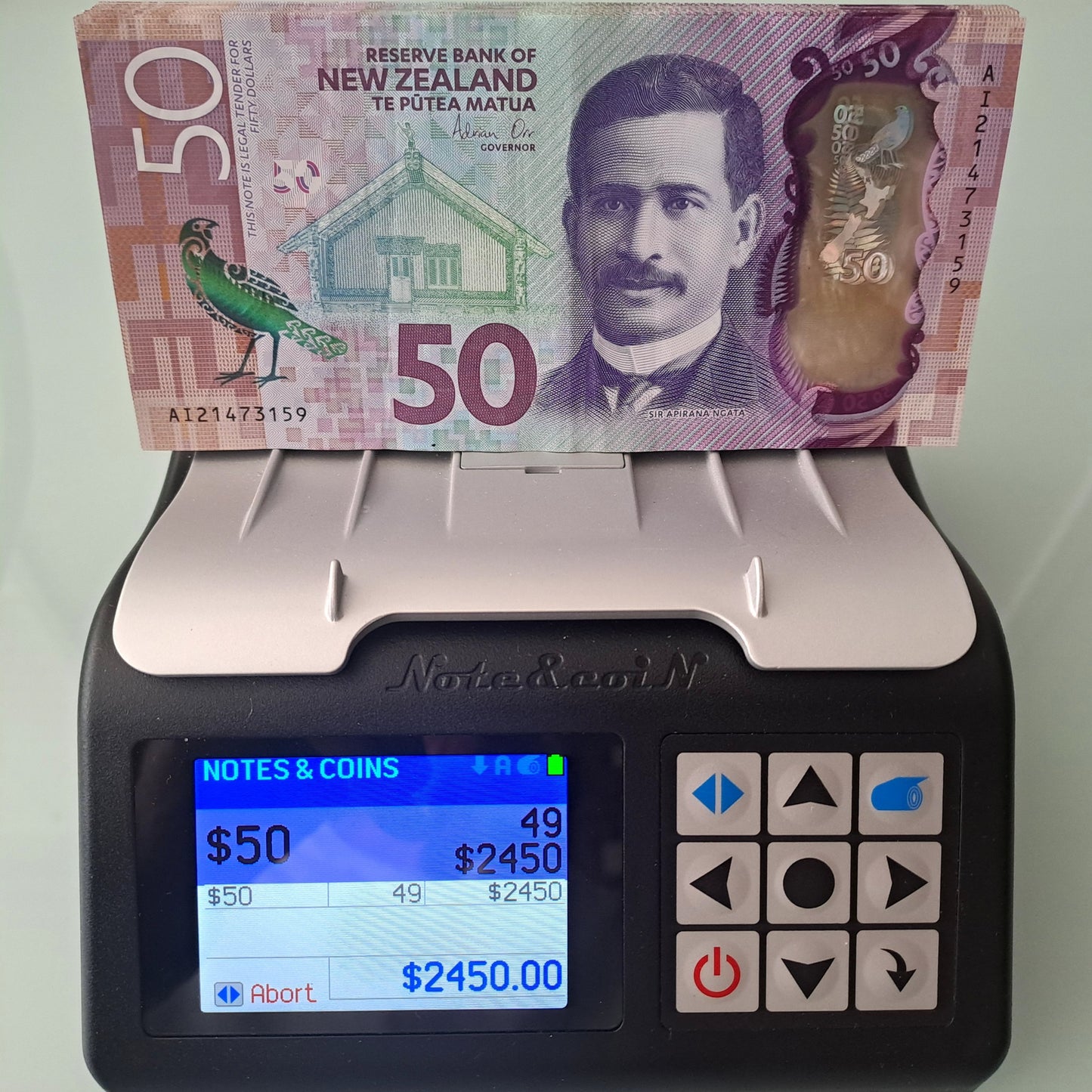 BANK GRADE NOTE AND COIN SCALES - NCS15BM - multi currency