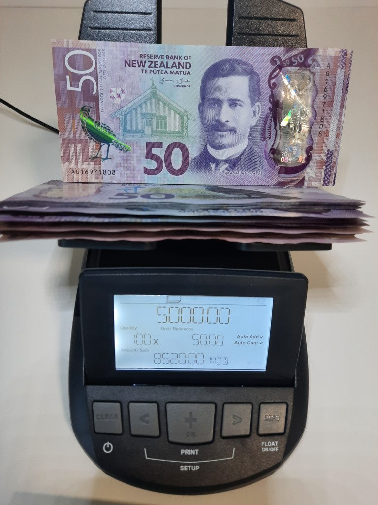 Cassida® Till Tally™ note and coin counting scales - Money Counter
